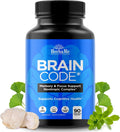 HerbaMe Nootropic Brain Supplement for Focus & Mental Clarity | Daily Cognitive Performance Stack with Choline, Bacopa, Lion’s Mane & L-Tyrosine | Memory & Energy Support | 90 Capsules
