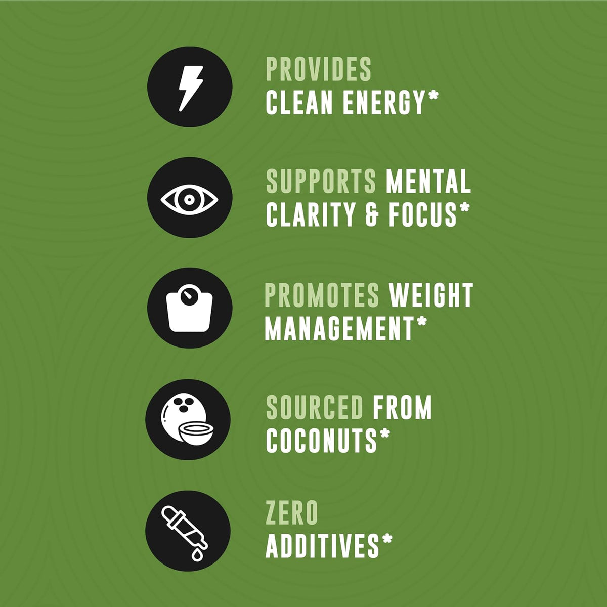 100% Coconut MCT Oil Liquid - MCT Oil C8 C10 for Sustained Mental Energy & Focus Support Great for Smoothies Salads Coffee & More - Palm Free Vegan Keto & Paleo Friendly 60+ Servings (32 Fl Oz)