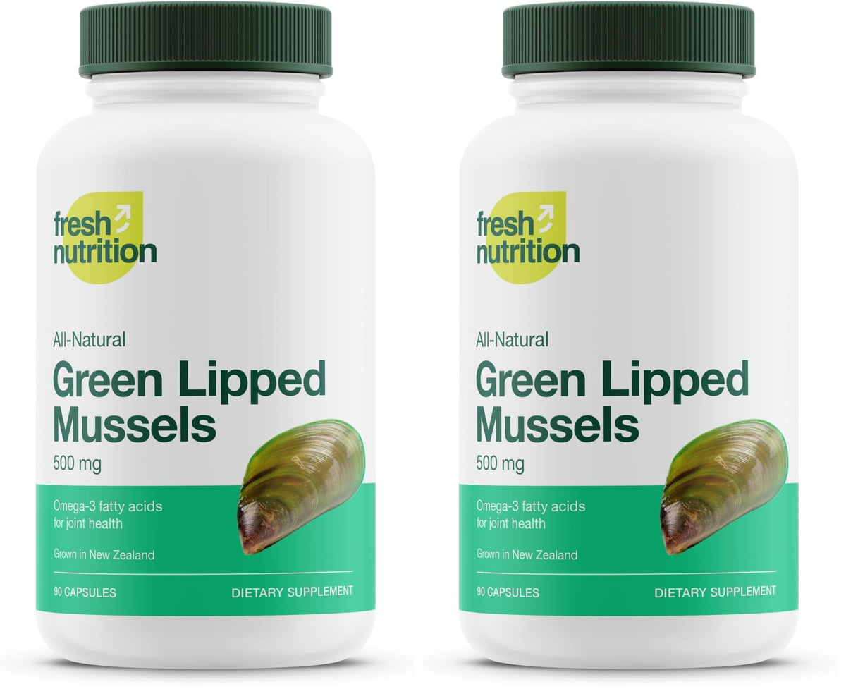 Green Lipped Mussel Capsules - Strongest DNA Verified from New Zealand - Perna Canaliculus Omega Supplement - May Promote Healthy Joints - 90 Capsules