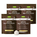 Igennus Advanced Vegan Vanilla Collagen Peptide Powder, Enhanced with Glycine, Proline & Hydroxyproline & Cofactor Vitamin C, Non GMO, Vegetarian Plant Based Collagen Powder Booster, 35 Servings