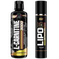 Nutrex Research Lipo-6 Defining Gel & L-Carnitine 3000 Passionfruit Guava | Stimulant-Free Workout Support | Fast-Absorbing Topical Gel + Liquid L-Carnitine