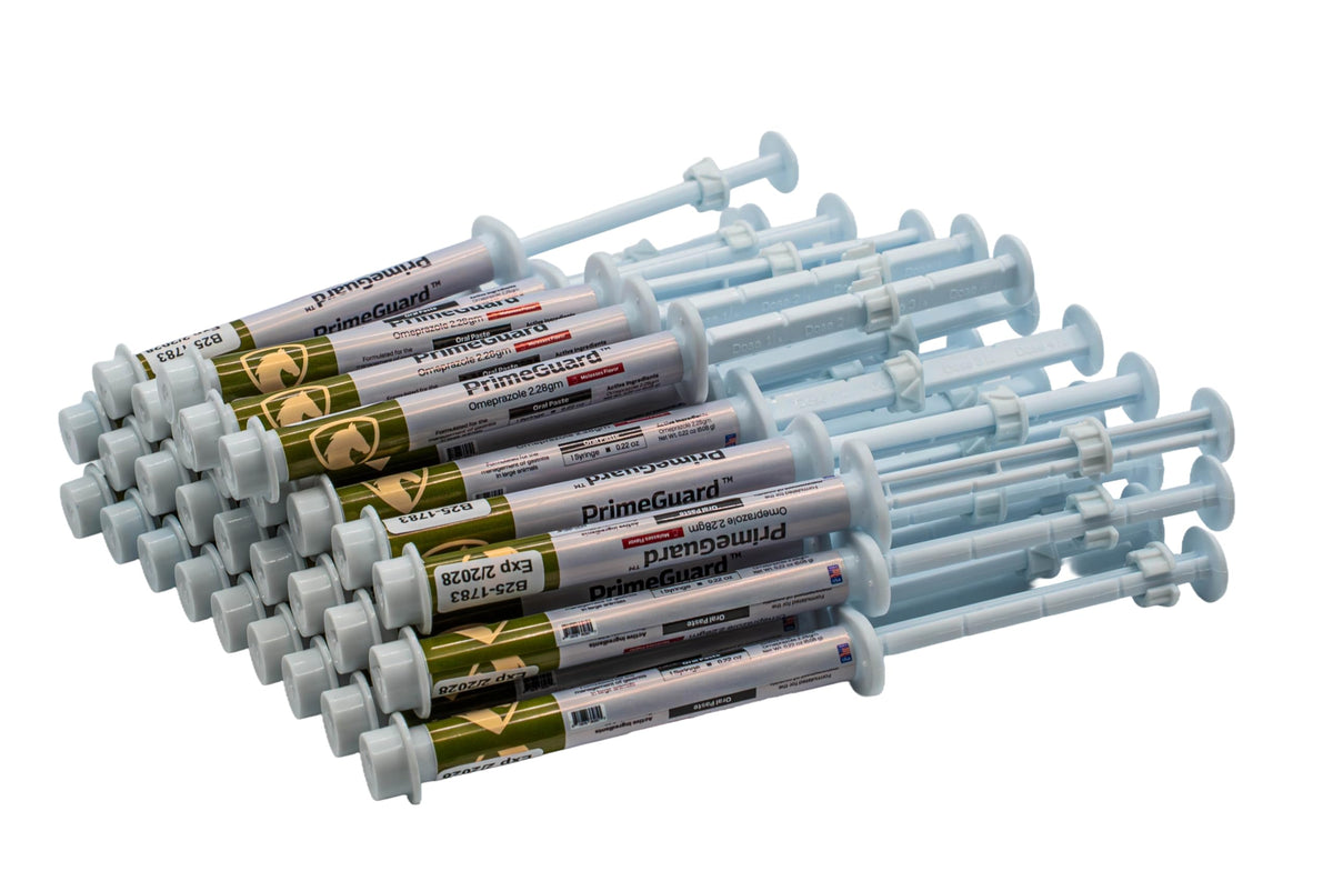 PrimeGuard (omeprazole) Oral Paste Syringe (2.28 Gm), Apple Flavor - 5 Pack