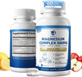 Lukaree 2 Pack Magnesium Complex for Women and Men, for Relaxation, Sleep | 4-in-1 Magnesium Glycinate, Citrate, Malate, Taurate for Muscles & Nervous Health, Vegan, Non-GMO, Gluten Free, 120 Count