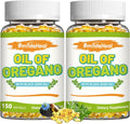 2 Pack Oregano Oil Softgels for Women & Men – Oregano Oil Softgels with Black Seed Oil, Easy-to-Swallow Softgels, Non-GMO, 300 Softgels