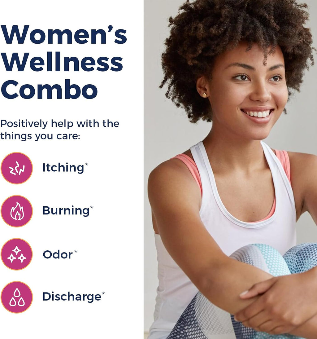 NewRhythm Women’s Probiotics Bundle, Women's Probiotics 50 Billion CFU & Women's Probiotics 70 Billion CFU, Daily Gut Support & Feminine Care, Vaginal & Urinary Health (Pack of 2)