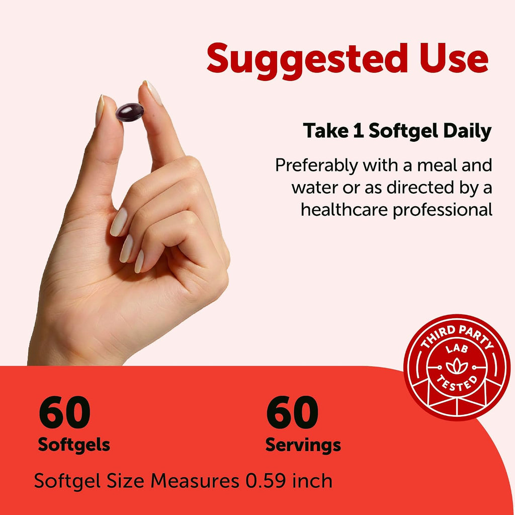 Micro Ingredients Astaxanthin 24mg Per Serving with MCT Oil, 60 Softgels | 2 Month Supply. Natural Microalgae Sourced Astaxanthin Supplement. Easy-to-Swallow. Non-GMO, Gluten Free, Soy Free.