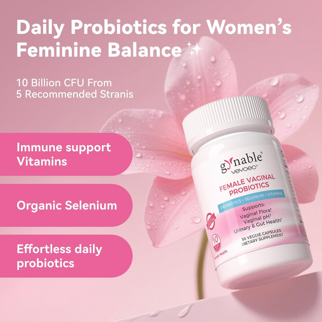 Gynable Female Vaginal Probiotic for Women's Health Bundle (Pack of 2) - Vaginal & Urinary Health Support