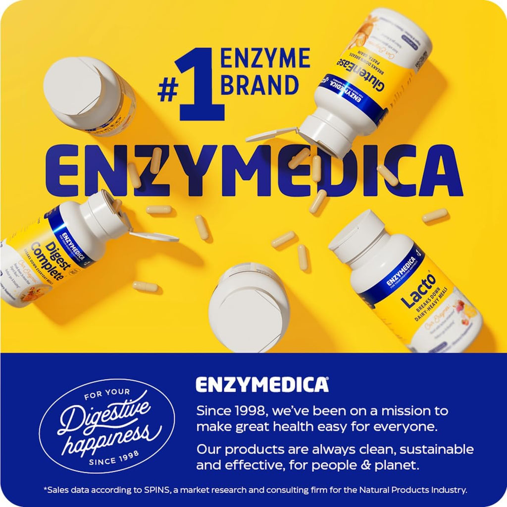 Enzymedica Fiber+ Prebiotic & Probiotic Gummies for Women & Men - 90 Count