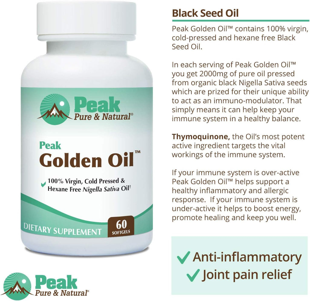 Peak Pure & Natural Golden Oil & BP Platinum