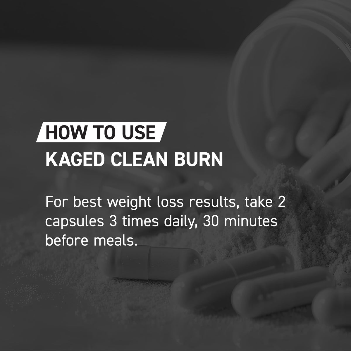 Kaged Thermogenic Powder Clean Burn Orange Mango Men & Women Weight Management Supplement Organic Caffeine Apple Cider Vinegar 30 Servings