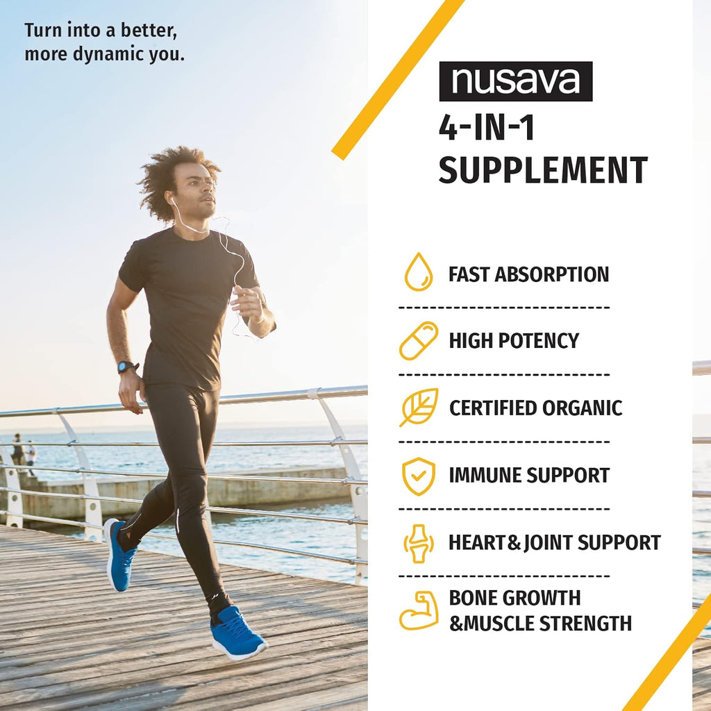 NUSAVA Unflavored, Strawberry Flavored, & Vanilla Flavored D3 K2 Liquid Drops Bundle - Potent Liquid Vitamins for Heart, Joint, Bone, Muscle, & Immune Support - Non-GMO, Gluten-Free, 2pk Each
