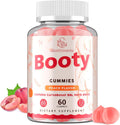 Booty Gummies for Women - BBL Gummies with Creatine Monohydrate, Milk Thistle, Vitamins D3 & Herbal Blend - Zero Sugar, Vegan, Peach Flavor, 60 Counts