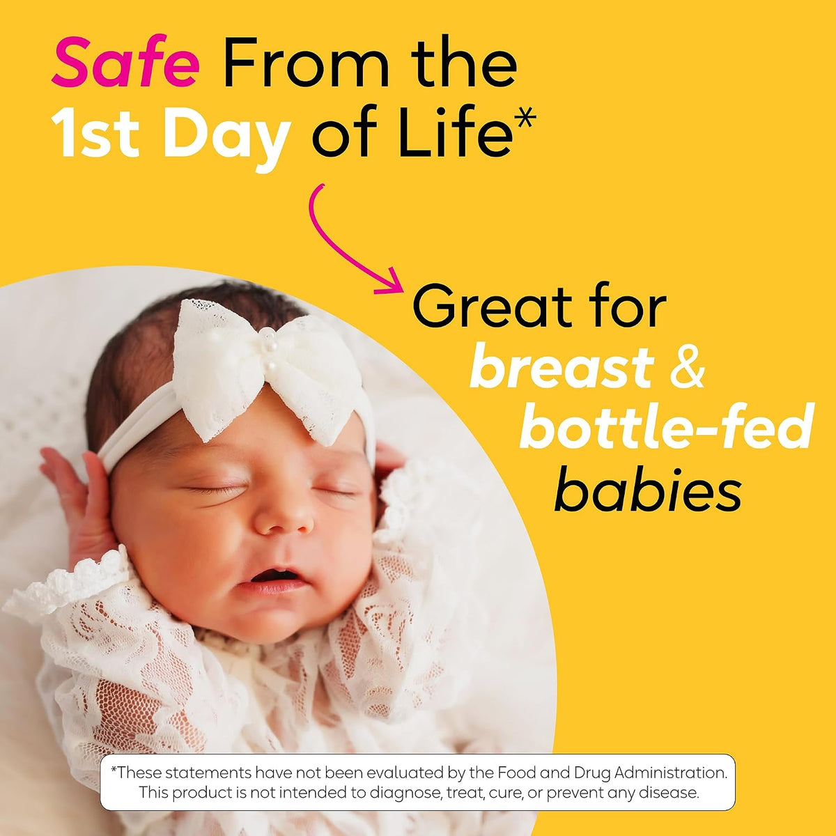 BioGaia Baby Probiotic Drops | Colic & Gas Relief | Safe for Newborns | Pediatrician-recommended | Ease Crying, Fussing, Colic, Gas, Spit-ups & Occasional Constipation | No Dairy or Soy | 5mL