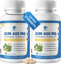 Lukaree DIM Supplement 400MG for Women - 12 in 1 Liposomal Dim Capsules- with Black Cohosh, Soy Isoflavones & Alpha Lipoic Acid, Vegan, 120 Ct.
