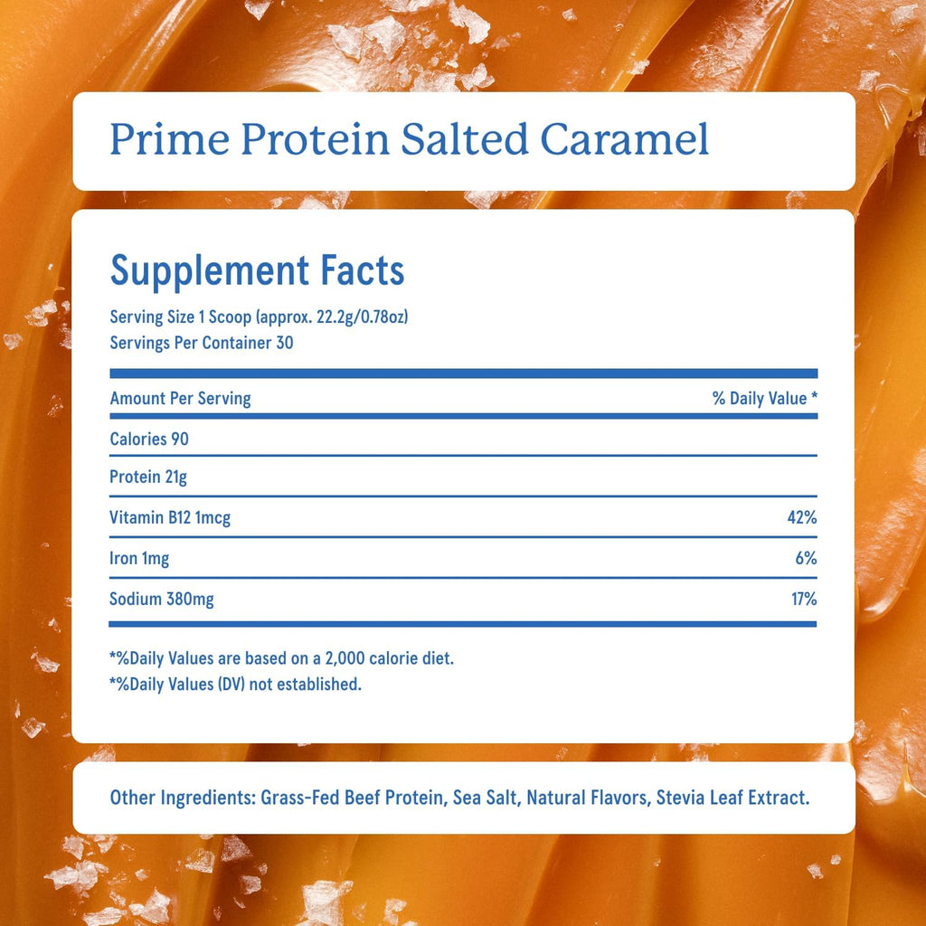 Equip Foods Prime Protein Powder Peanut Butter & Prime Protein Powder Salted Caramel