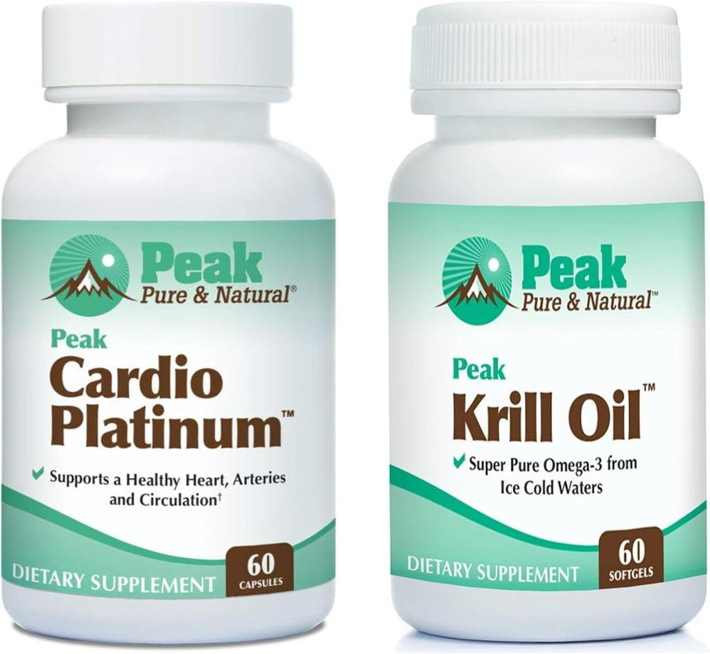 Peak Pure & Natural Cardio Platinum & Krill Oil
