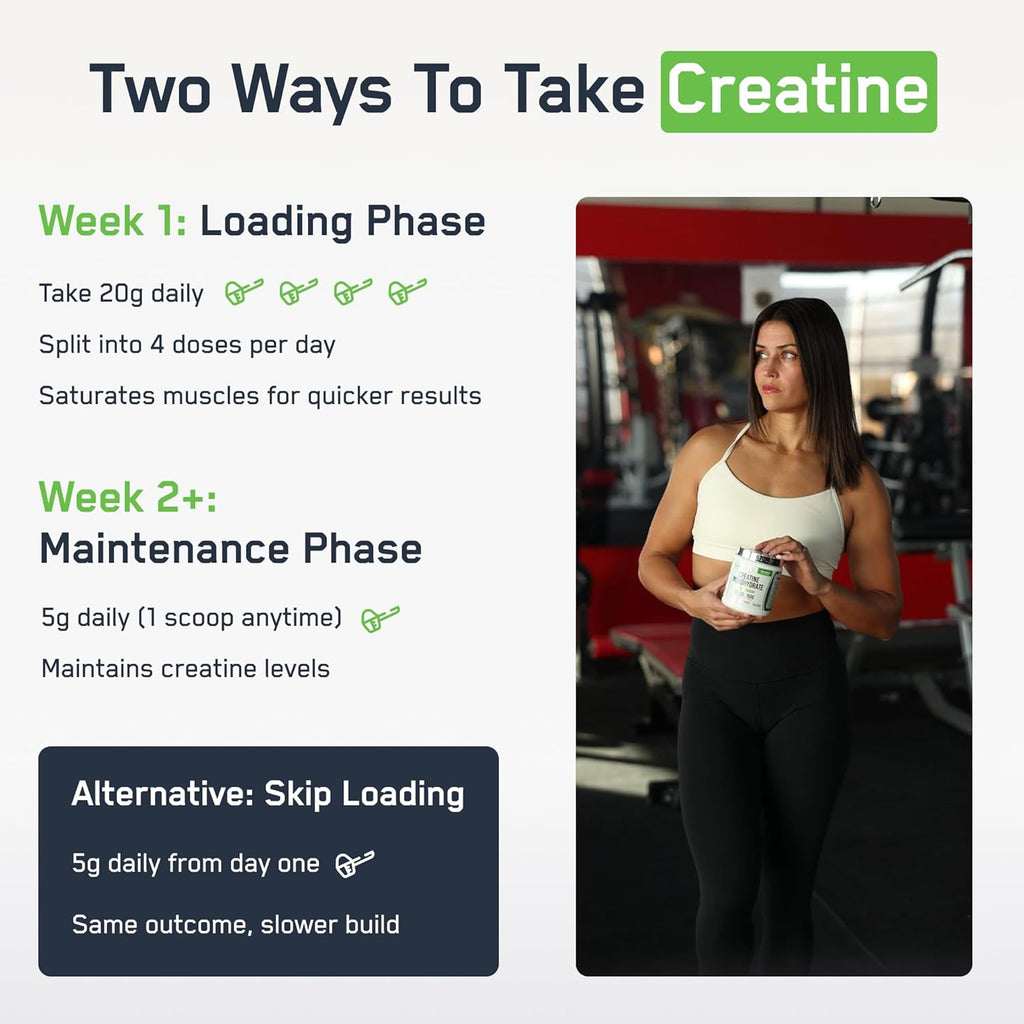 SteelFit Creapure Creatine Monohydrate Powder, Unflavored, 100 Servings | German Creatine Powder for Men, Women - Gym Workout Nutritional Supplements for Muscle Gain, Brain Health & Strength Building