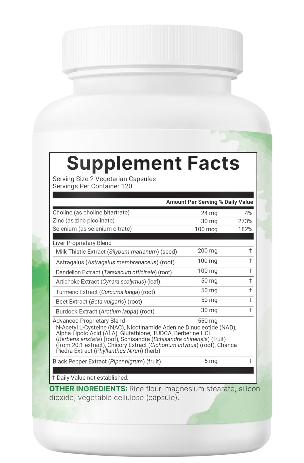 Liver Advanced+, 240 Veggie Capsules | 20-in-1 Complex with Milk Thistle, Dandelion, NAD, NAC, ALA, TUDCA, Glutathione, Artichoke, Turmeric, & Astragalus | Non-GMO, Gluten Free