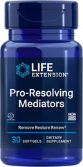 Life Extension Pro-Resolving Mediators, 18-HEPE, 17-HDHA, 14-HDHA, Supports The Body’s Natural Post-inflammatory Response, Gluten Free, Non-GMO, 30 softgels