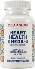 Pura Salud Omega 3 Fish Oil 1000mg | EPA DHA, Brain Support, Heart Support
