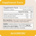 Accentrate Minerals - Magnesium Supplement for Kids – Chelated Magnesium Zinc Iron (Mg Zn Fe) – Mental Wellness Mineral Supplement for Focus, Mood & Brain Support – Bioavailable – 60 Capsules