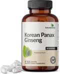 Futurebiotics Korean Panax Ginseng Energy, Memory & Brain Health Support, Non-GMO, 120 Capsules