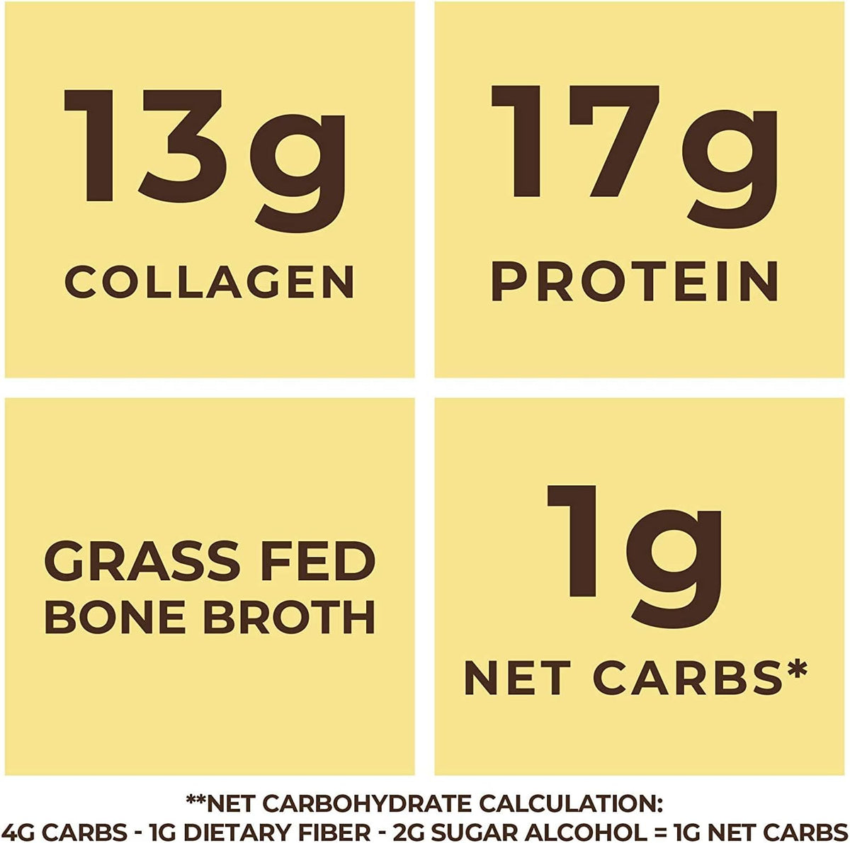 Left Coast Performance Vanilla Bone Broth and Multi Collagen Powder for Joint, Hair, Skin, and Nails Support