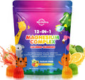 Magnesium Complex 12 in 1 - Magnesium Gummies 700mg with Glycinate, Citrate, Malate, Oxide, Taurate & More - Support Relaxation, Muscle Function, Nerve & Bone Health - Sugar Free Mixed Fruit 120 Count