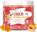 Migcopat 10G Fiber Gummies for Adults with Vitamins C, D, B3, B5 - Digestive & Gut Health Gummies with 30 Billion CFU Probiotics Blend, Inulin, ACV, Magnesium, Zinc, Support Digestive Health, 60 Cts