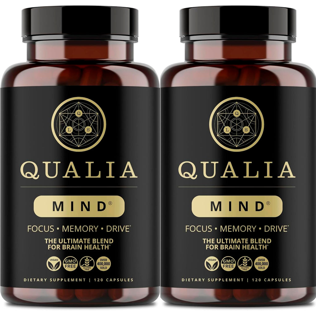 Qualia Mind | The Ultimate Blend for Brain Health* | Doctor-Formulated Nootropic to Fuel Focus & Concentration* | Supports Long Term Brain Health| Maintain Drive & Productivity
