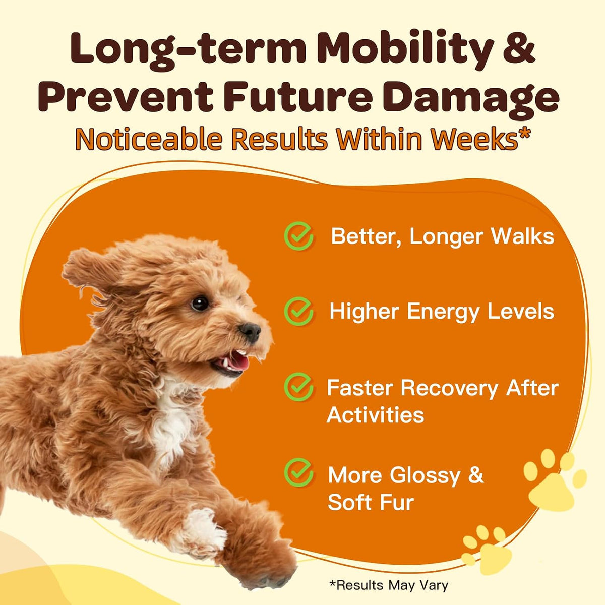 NATURE TARGET Glucosamine for Dogs Powder, Hip & Joint Supplement, 9.52 oz | With Chondroitin, MSM, Turmeric & Omega 3, Supports Hip & Joint Mobility, Joint Pain Relief, for Small, Medium & Large Breeds