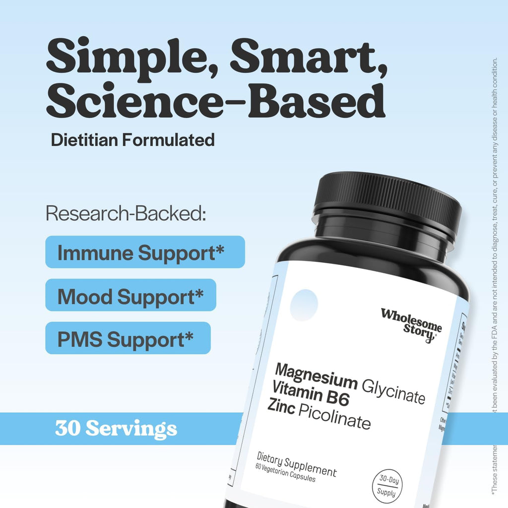 Zinc, Magnesium & Vitamin B6 + NAC Bundle Supplement | Zinc & Magnesium + N Acetyl Cysteine Bundle Supplement| Liver, Lung & Fertility Support | Hormone Balance & Immune Support | 30 & 120 Servings