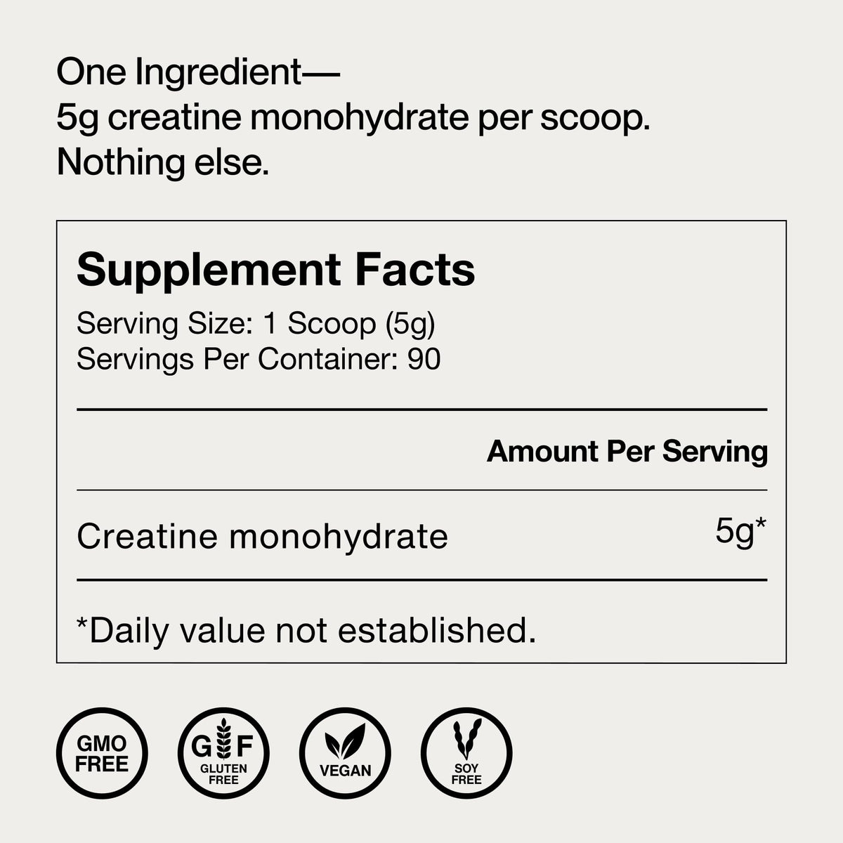 Momentous Creatine Monohydrate Powder - Creatine Powder - Supports Strength, Lean Muscle, & Recovery for Men & Women - NSF Certified for Sport - 5 g per Serving - 90 Servings