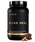 Kaged Clean Meal Powder | Chocolate Peanut Butter | Meal Replacement Shake | Whey Protein Isolate | Clean Carbs, MCT Oil Fats, Organic Vitamins and Minerals | Supplements for Men & Women | 20 Servings