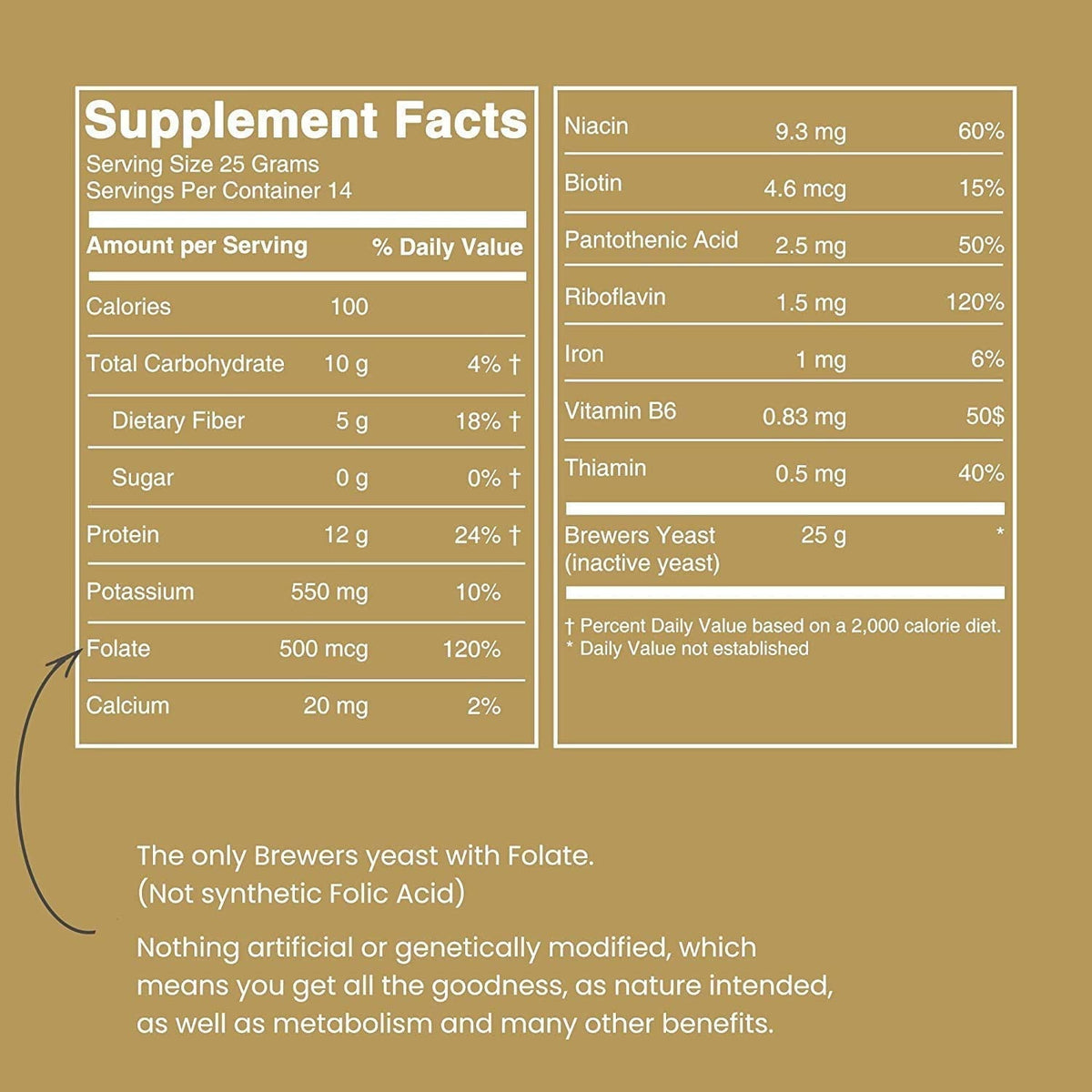 Brewers Yeast Flakes for Lactation Cookies, Breastfeeding Supplement to Boost Mother's Milk (1 Pack) - Non Fortified, Unsweetened - Kosher, Gluten Free, Non GMO, Vegan, Plant Based Protein Powder