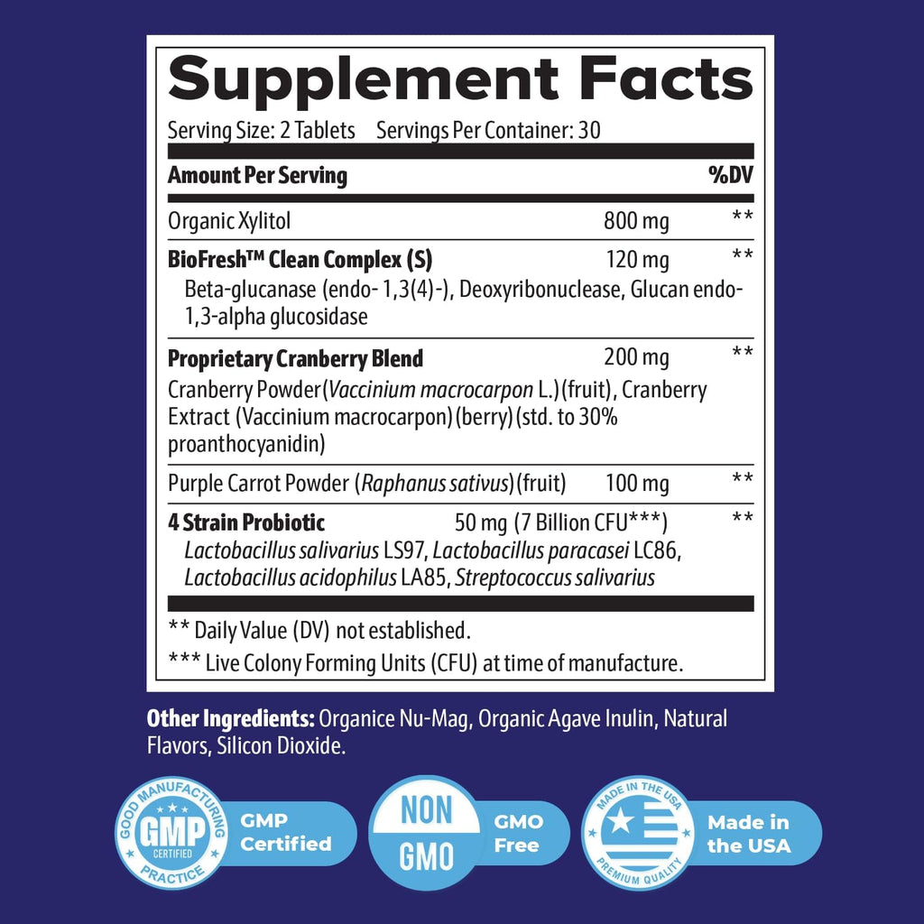 ProvaDent – Botanical Oral Tablets, USA Made – 60 Ct, 1 Month Supply | Oral-care tablets, botanical formula | Made in USA | Chewable daily tablet