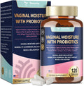 Vaginal Probiotics for Women Vaginal Moisturizer, pH, Odor, Flora, Hormones, Comfort, Mood & Relaxation, 30-in-1 Vaginal Moisture Plus with Slippery Elm Bark, Hyaluronic Acid, Fenugreek - 120 Caps