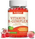 Vitamin B Complex Gummies for Women & Men - All B Complex & B12 - 60 Gummy | Vitamin B12, B1, B2, B3, B5, B6, B7 & B9 with Vitamin C & Choline - Energy & Immune Support* - Vegan, Peach Flavor