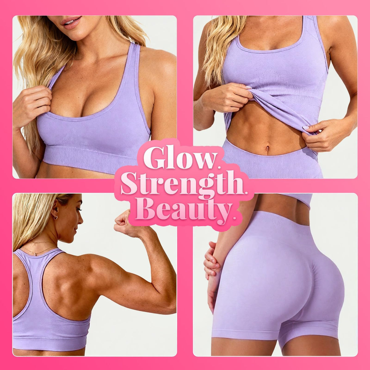 Creatine for Women, Creatine Monohydrate Gummies with Collagen, Vitamin D3 & Calcium for Muscle Support & Energy, Flavored Sugar Free Creatine Gummies Post & Pre Workout Supplements for Women, 120 Ct