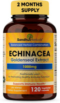 Echinacea Goldenseal 1000 Mg 120 Capsules | Immune System Support Respiratory Response Inflammatory Response Supplement