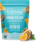 Ultima Replenisher Crave Killer Supplement, Tropical Fusion, 14 Stickpacks | Daily Zero Sugar Electrolyte Powder Hydration Packets with 6 Key Electrolytes & Chromax to Help Curb Cravings - Keto Friendly