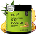 HUM Flatter Me Fiber Pineapple Passion Fruit Fiber Powder, 10 Servings