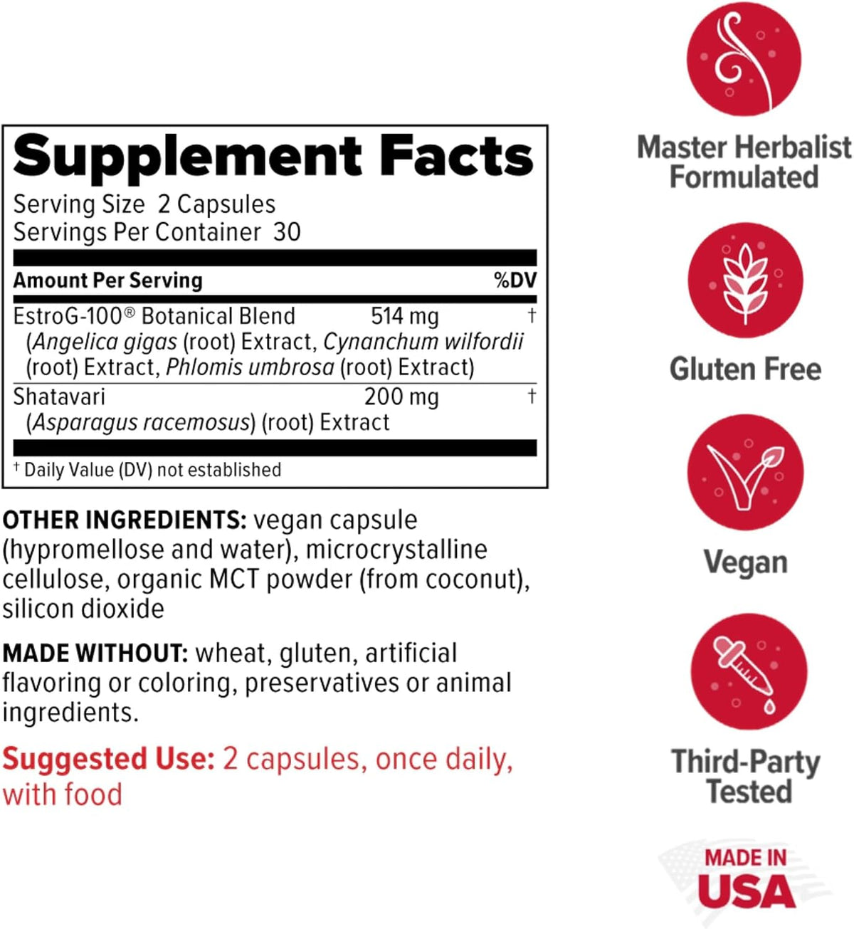 Redd Remedies Bone Health Advanced, 120 Capsules, and MenoWise, 60 Capsules