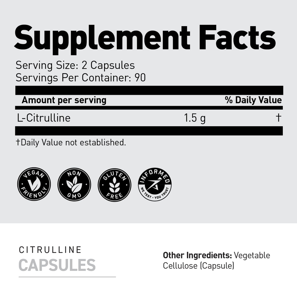 Kaged L-Citrulline Powder | Nitric Oxide Booster | Enhanced Pumps | Improve Muscle Vascularity | Supplements for Men & Women | Unflavored | 100 Servings