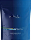 ProHealth Longevity Micronized Creatine. Pharmaceutical Grade Creatine Monohydrate is Easier on Kidneys. Supports Brain Function and Muscle Growth as You Age. 5 g/Serving, 90 Servings, 3 Month Supply