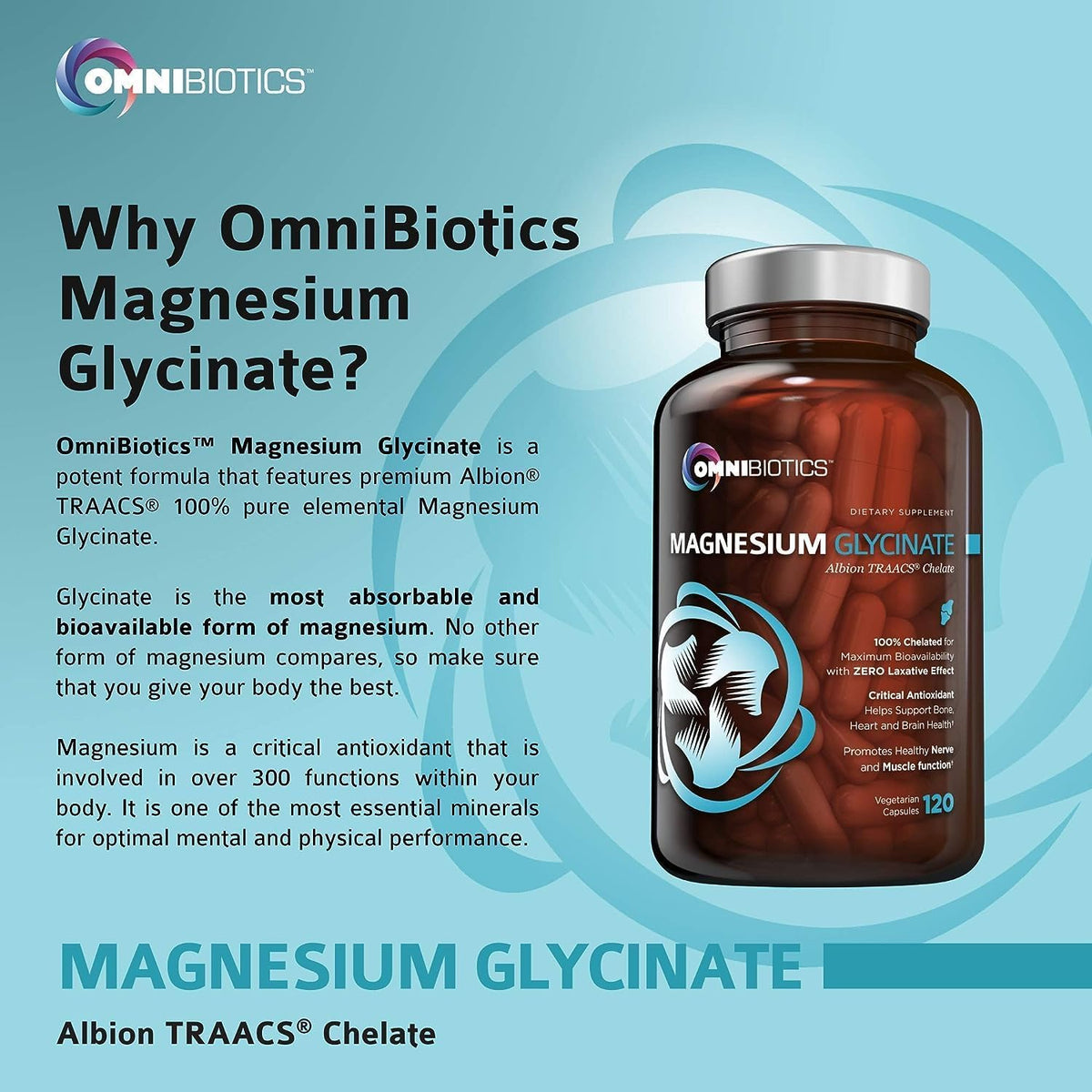 OmniBiotics Ultimate Daily Multivitamin + Magnesium Glycinate
