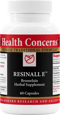 Health Concerns Resinall E – Bromelain Herbal Supplement for Bruising Recovery – Helps Repair Damaged Cells - Natural Enzyme Blend with Herbs – Post Surgery Support – 60 Capsules