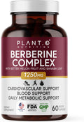 Berberine Supplement - 10xHigher Absorption Berberine HCI Complex with Bitter Lemon & Banaba Leaf - Cholesterol & Metabolic Clinically Researched Support - 60 Capsules Non-GMO
