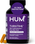 HUM Turn Back Time Turmeric & Green Tea, Skin Aging Support, 60 Count