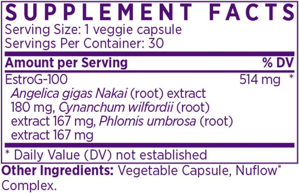 NAOMI Harmony - Patented EstroG-100® for Menopause Support - Non-Estrogenic Hot Flash, Night Sweat & Sleep Comfort - Hormone-Free Botanical Formula, Non-GMO, Vegan, 1-Capsule Daily, 30-Day Supply
